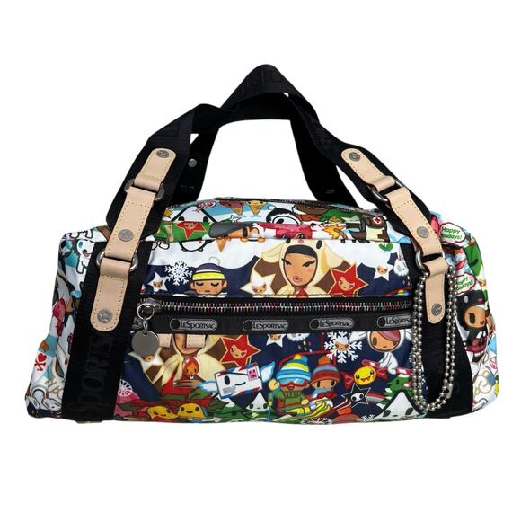 tokidoki Handbags - Tokidoki for LeSportsac Small Weekender Duffel Bag Holiday Parade RARE NWOT